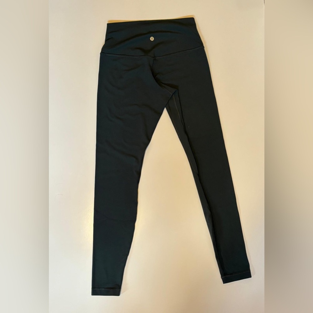 Lululemon dark gray High-Waisted Leggings size 8 - Picture 3 of 4